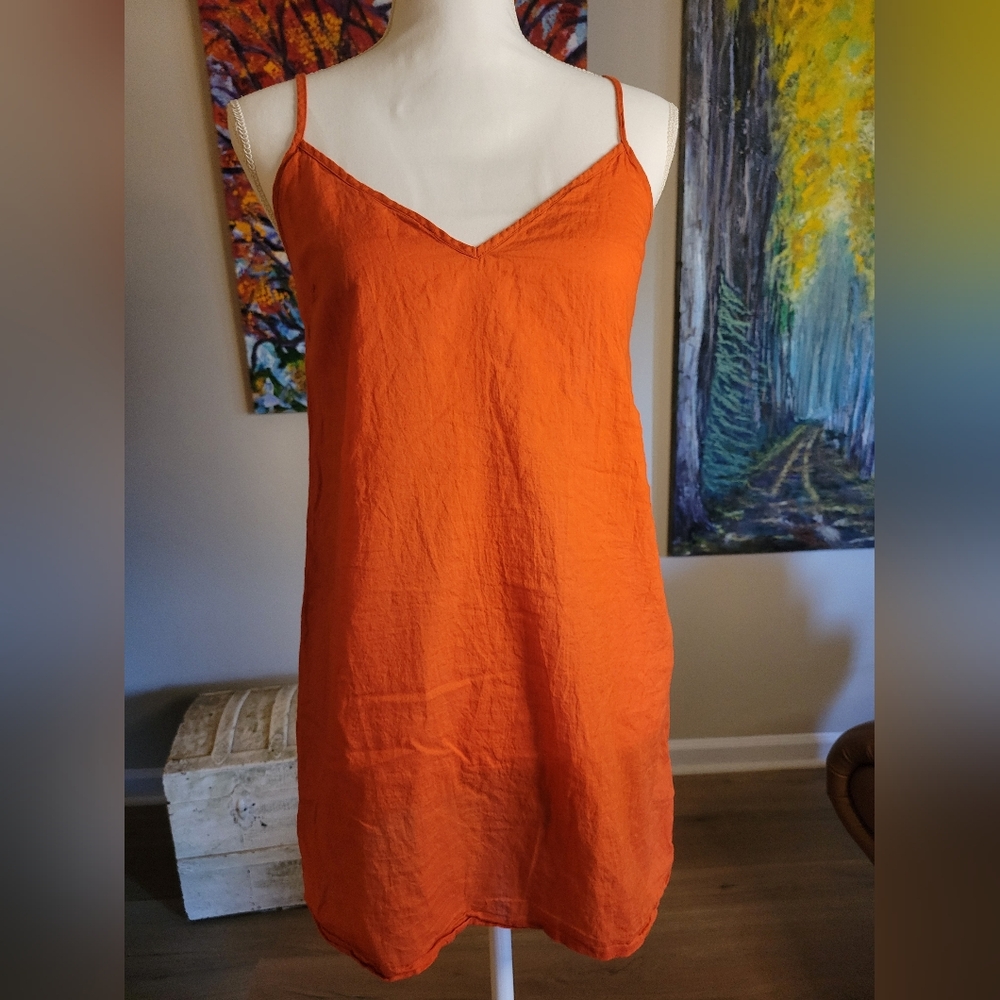 Velvet by Graham & Spencer Vibrant Orange Tee
